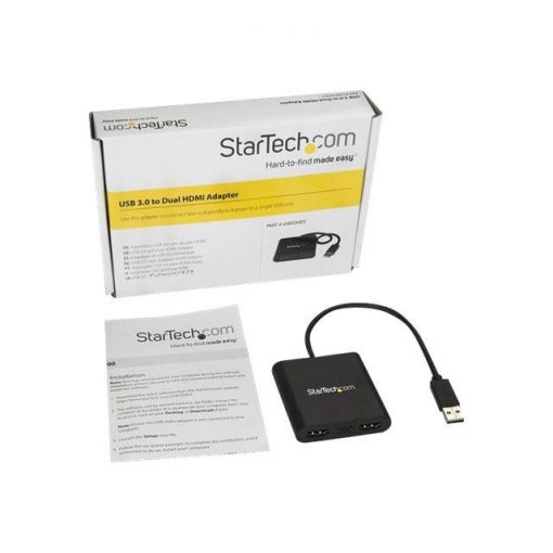 StarTech.com Adaptador Gráfico Externo USB 3.0 a 2 Puertos HDMI 4K - Imagen 7