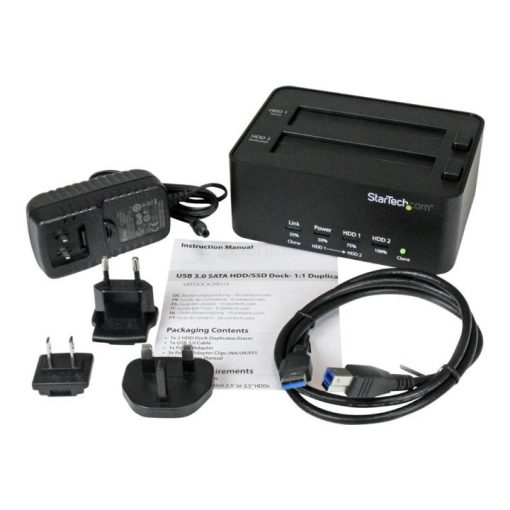 StarTech.com Estación de Conexión Duplicador Borrador Autónomo USB 3.0 de Discos Duros SSD SATA - Imagen 2