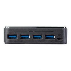 StarTech.com Switch Conmutador USB 3.0 4x4 para Compartir Dispositivos Periféricos - Conmutador
