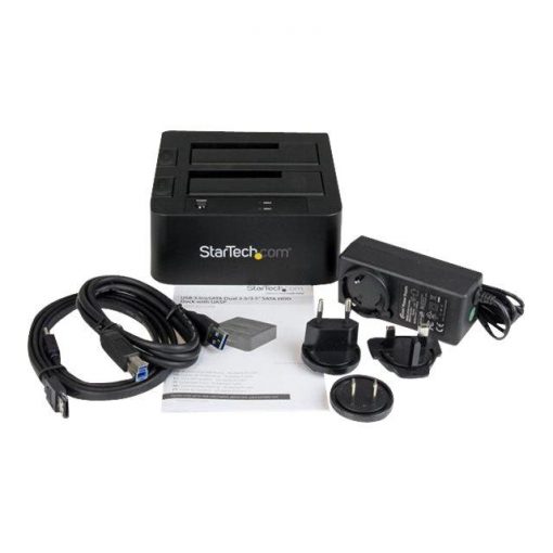 StarTech.com Docking Station eSATA USB 3.0 con UASP de 2 Bahías para Disco Duro o SSD SATA de 2,5 - Imagen 2