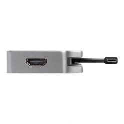 StarTech.com Adaptador USB-C Multipuertos HDMI y VGA - PD 95W - Mac Win Chrome - 4K - USB-A - GbE