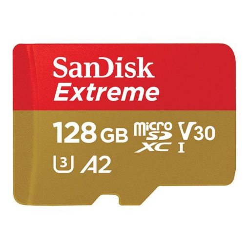 SanDisk Extreme - Tarjeta de memoria flash (adaptador microSDXC a SD Incluido) - 128 GB