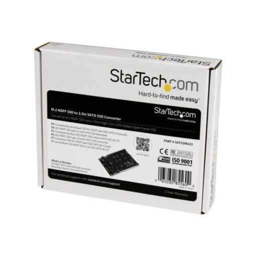 StarTech.com Adaptador Conversor SSD M.2 NGFF a SATA de 2,5 Pulgadas - Convertidor M2 a SATA - Imagen 3