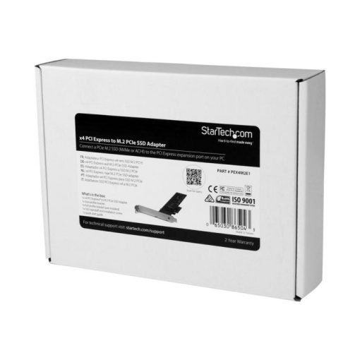 StarTech.com Adaptador PCI Express 3.0 x4 a M.2 para SSD - NGFF AHCI o NVMe - Imagen 8