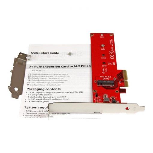 StarTech.com Adaptador PCI Express 3.0 x4 a M.2 para SSD - NGFF AHCI o NVMe - Imagen 4