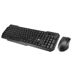 Xtech - Keyboard and mouse set - Wireless - Spanish - USB / 2.4 GHz - Black - Multimedia XTK-309S