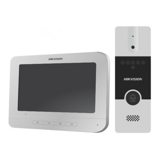 DS-KIS202 Kit de Videoportero, Manos Libres con Pantalla LCD a Color de 7