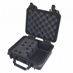 Estuche Portátil de Transporte para Wattmetros Thruline® BIRD, 5 Elementos y 1 Terminal Pequeña.