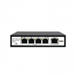 Switch PoE / 100 Metros PoE / 4 puertos 802.3af /at ( 60 W ) 10/100 Mbps + 1 puerto uplink