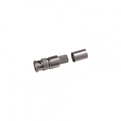 Conector BNC Macho Plegable con Pin Cautivo para Cables RG8