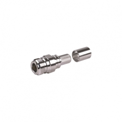Conector N Hembra Plegable con Pin Cautivo para cables RG8