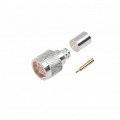 Conector N Macho de Anillo plegable para cables LMR-400, 9913, CNT-400, RG8/U-SYS, RFLASH-1113