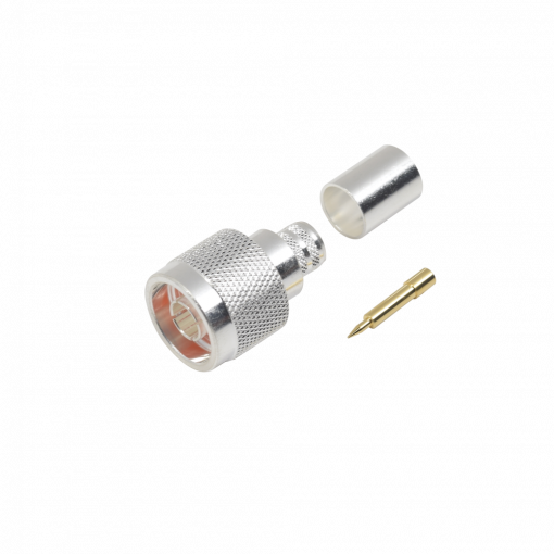 Conector N Macho de Anillo plegable para cables LMR-400, 9913, CNT-400, RG8/U-SYS, RFLASH-1113
