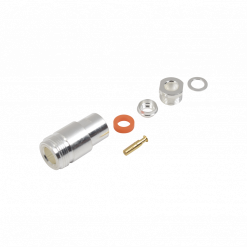 Conector N Hembra de rosca para cables RG-8/X, BELDEN 9258.