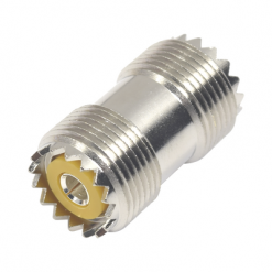 Adaptador Barril en Línea, de Conector UHF Hembra (SO-239) a UHF Hembra (SO-239)