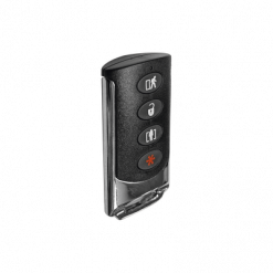 LLavero remoto de 4 Botones de uso rudo ideal para Armado total/parcial/desarmado/pánico. Duracion