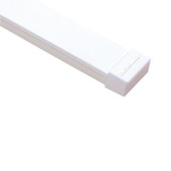 Tapa final color blanco de PVC auto extinguible,  para canaletas TMK1020, TMK1020SD