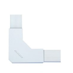 Sección en "L" blanco de PVC auto extinguible, para canaletas TMK1020, TMK1020SD