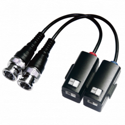 Kit de Transceptores (Balluns) Hasta 200m en 4K , TurboHD HD-TVI/HD-CVI/AHD / Cable RF Blindado