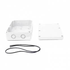 Gabinete Plástico para Exterior (IP65) de 180 x 125 x 57 mm Cierre por Tornillos.