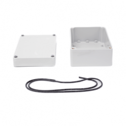 Gabinete Plástico para Exterior (IP65) de 158 X 90 x 60 mm Cierre por Tornillos.