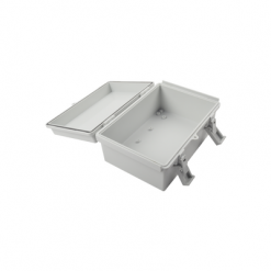 Gabinete Plástico para Exterior (IP65) de 150 x 220 x 105 mm Cierre por Broche.