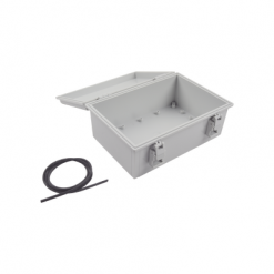 Gabinete Plástico para Exterior IP65 de 170 x 251 x 101 mm Cierre por Broche.