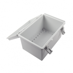 Gabinete Plástico para Exterior (IP65) de 185 x 285 x 180 mm Cierre por Broche.