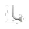 Montaje universal flexible para instalación en poste o pared, compatible con equipos Ubiquiti