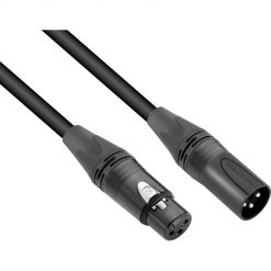 Kopul Studio Elite 4000 Series XLR M a XLR F Cable de micrófono (6 ', negro)