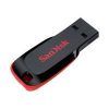 SanDisk Cruzer Blade - Unidad flash USB - 128 GB - USB - negro, rojo