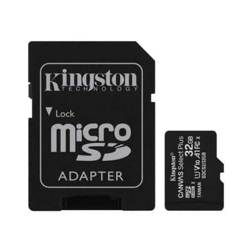 Kingston Canvas Select Plus - Tarjeta de memoria flash (adaptador microSDHC a SD Incluido)