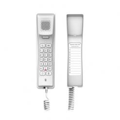 Teléfono IP profesional para Hotelería, montaje en pared,  teclado numérico estándar