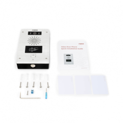 Video portero IP, 2 líneas SIP, 2 relevadores, lector de tarjeta RFID, Onvif