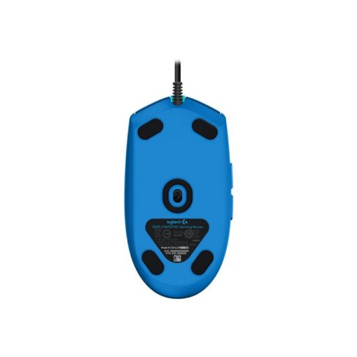 Logitech Gaming Mouse G203 LIGHTSYNC - Ratón - óptico - 6 botones - cableado - USB - azul - Imagen 5