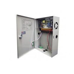 12V20A-18UPS | Fuente de Poder Panel de Distribución UPS 12V-20A 18 CH para cámaras de vigilancia.