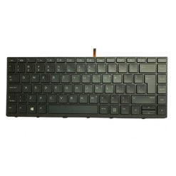 Teclado para HP Probook 430 G5 440 G5 445 G5 L01071-001 con marco retroiluminado, color negro