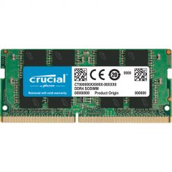 Módulo de memoria SODIMM DDR4 2666 MHz para computadora portátil Crucial de 8GB (1 x 8GB)