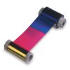 HID FARGO, CONSUMIBLES, YMCKK A TODO COLOR CON DOS PANELES NEGROS DE RESINA CINTA