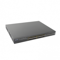 Switch Core Capa 3 de 24 Puertos SFP 1Gbps con 12 Puertos RJ-45 1Gbps Compartidos + 2 Slots de