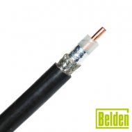 Cable coaxial tipo RG-8/U, conductor central de 2.74 mm en cobre sólido cal. 10