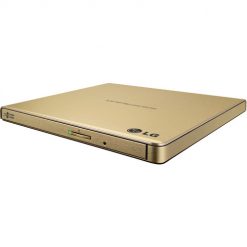 Unidad y quemador de DVD externo USB portátil LG GP65NG60 (dorado)