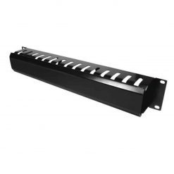Organizador de cable T-Vision  horizontal 1U, 19", 24 Ranuras