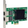 X-MEDIA Dual Port PCI-E 10/100/1000Mbps Intel 82575EB Gigabit Ethernet PCI Express PCIe Server Adaptador de red / adaptador de red, Windows 10 y Linux [XM-NA3821]