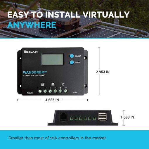 Controlador de carga Wanderer PWM de 10 A - Imagen 2