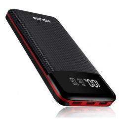 Power Bank 24000mAh pantalla LCD digital, compatible con teléfonos inteligentes, dispositivos Android, tabletas y otros