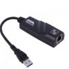 Adaptador USB 3.0 a RJ45 Gigabit Ethernet, Negro