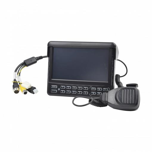 Panel de control dáctilar multifuncional con monitor de 7" para MDVR móvil XMR EPCOM