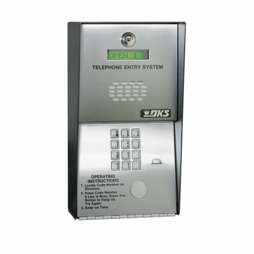 Audioportero telefónico / 600 números telefónicos / Control para 2 puertas