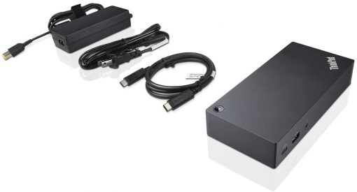 Lenovo ThinkPad USB-C UltraDock con adaptador de CA de 90 W de 2 clavijas (40A90090US, EE. UU. - Imagen 2